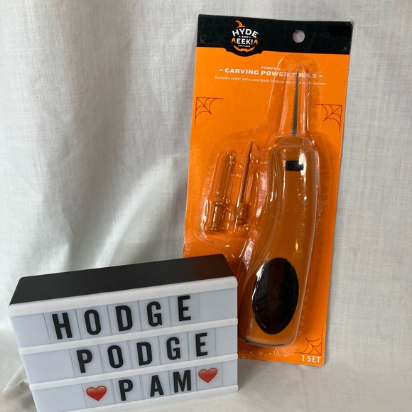 Pumpkin Power Tools Saw Halloween Decorating Carving Kit Cutter Crafting Battery - Picture 5 of 6